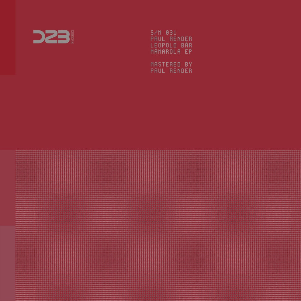 Leopold Bär Paul Render - Manarola EP