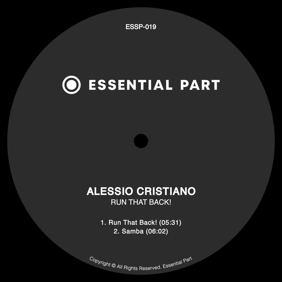 Alessio Cristiano - Run That Back